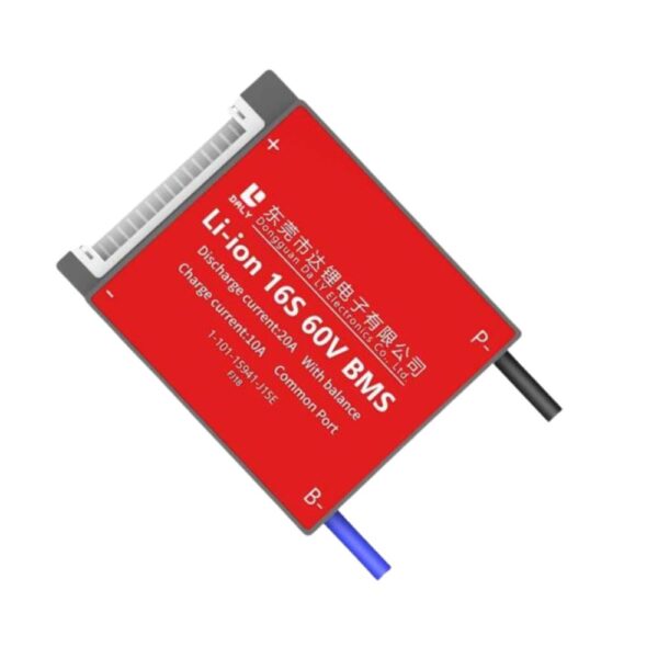 DALY BMS 16S 60V Lithium ion 20A Common Port Battery protection module.