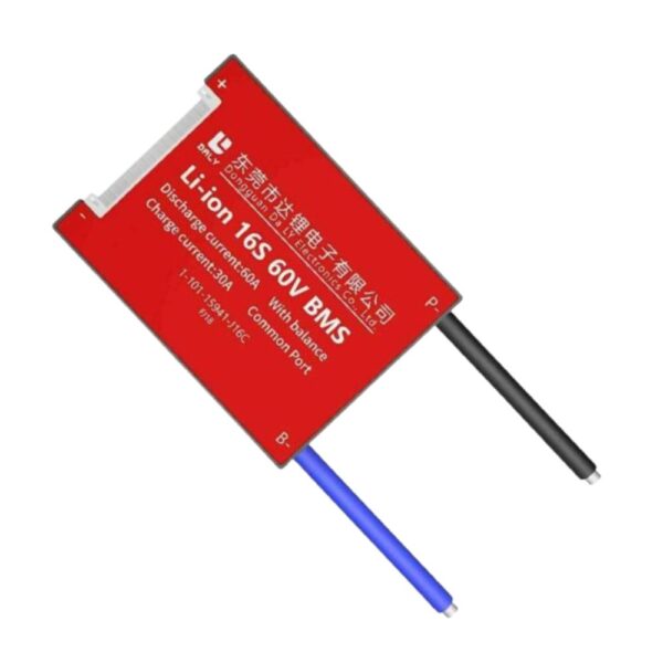 DALY BMS 16S 60V Lithium ion 60A Common Port Battery protection module.