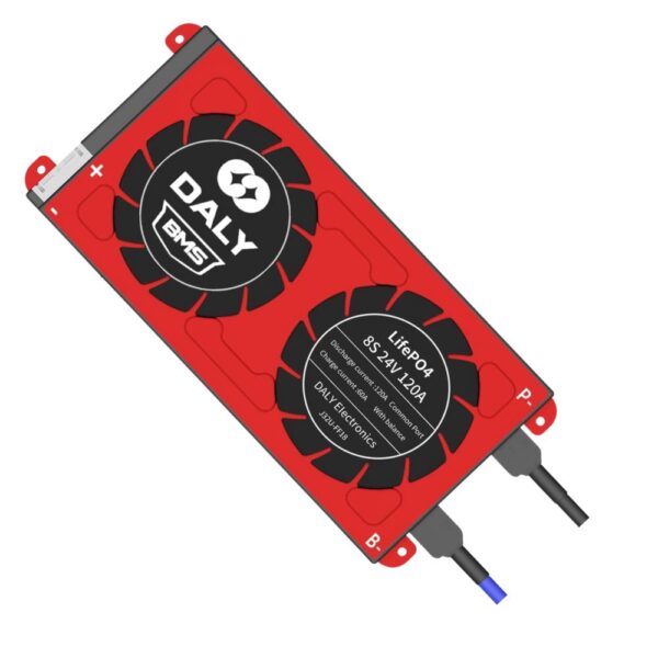 DALY BMS 8S 24V LiFePo4 120A Common Port Battery protection module.