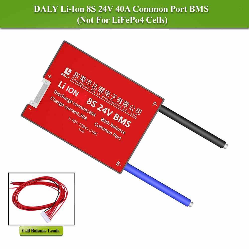 8S BMS 3.2V LiFePO4 15A-60A 24V 32650 Balance Board PCB Battery Protection 