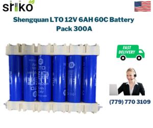 Shengquan LTO 12V 6AH 60C Battery Pack 300A