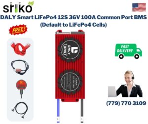 DALY Smart BMS 12S 36V 100A LiFePo4 Battery Protection Module