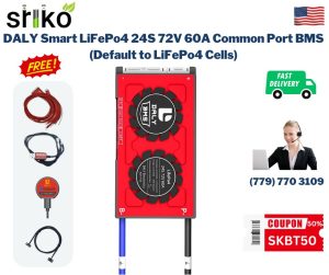 DALY Smart BMS 24S 72V 60A LiFePo4 Battery Protection Module