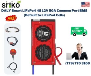 DALY Smart BMS 4S 12V 50A LiFePo4 Battery Protection Module