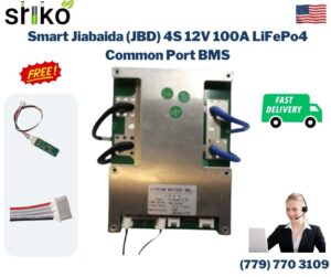 Smart Jiabaida (JBD) 4S 12V 100A LiFePo4 Common Port Battery protection module