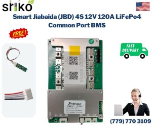 Smart Jiabaida (JBD) 4S 12V 120A LiFePo4 Common Port Battery protection module