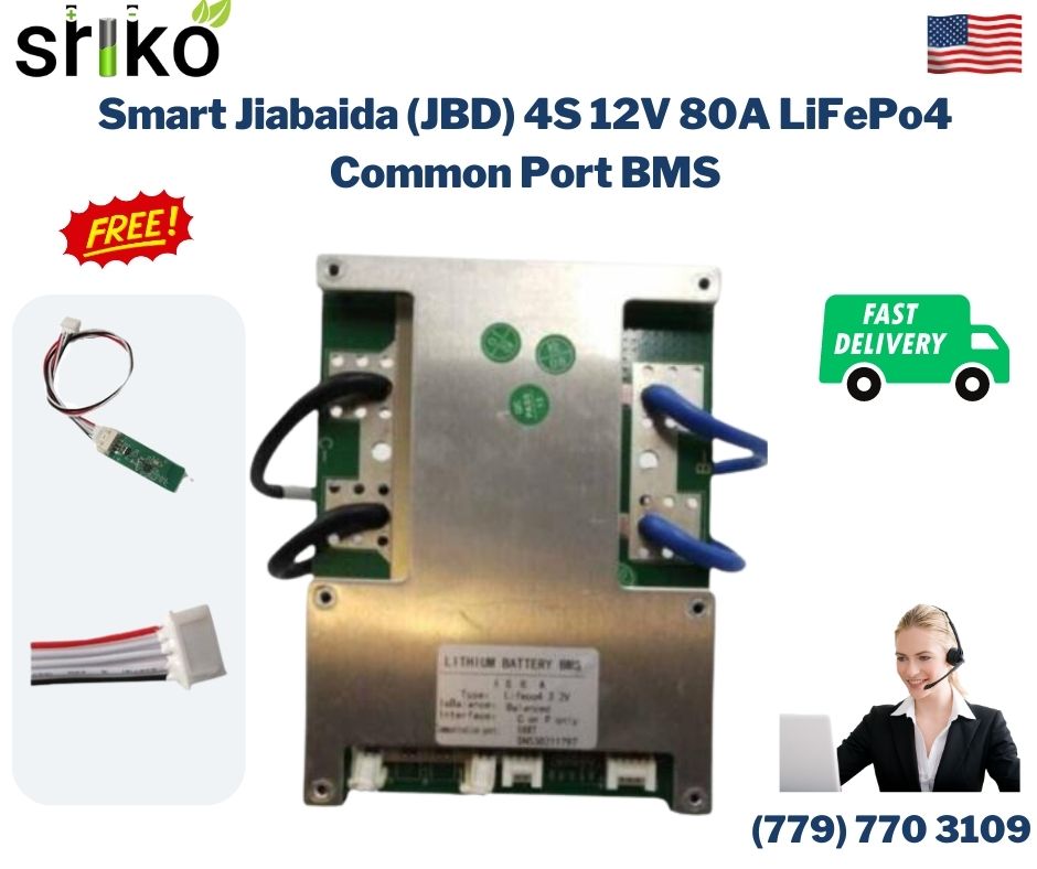 JBDBT 4S LFP 120A Smart Common Port BMS