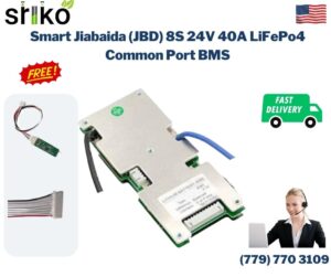 Smart Jiabaida (JBD) 8S 24V 40A LiFePo4 Common Port Battery protection module.