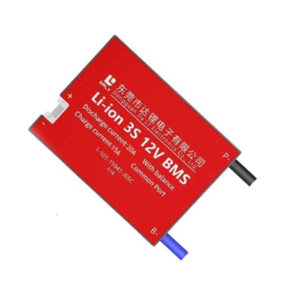 DALY BMS 3S 12V Lithium ion 20A Common Port Battery protection module.