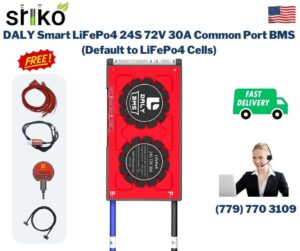 DALY Smart BMS 24S 72V 30A LiFePo4 Battery Protection Module