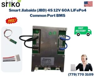 Smart Jiabaida (JBD) 4S 12V 60A LiFePo4 Common Port Battery protection module