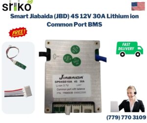 Smart Jiabaida (JBD) 4S 12V 30A Lithium ion Common Port Battery protection module.