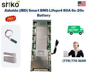 Jiabaida (JBD) Smart BMS Lifepo4 80A 6s-20s Battery Protection Module with Bluetooth Dongle BMS