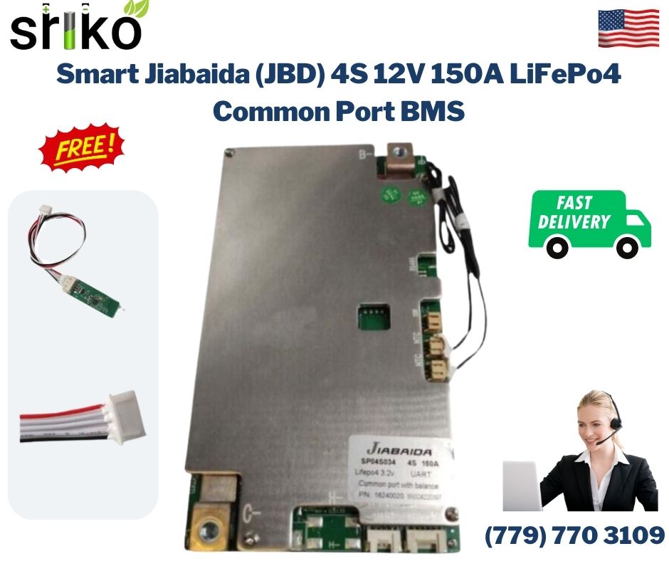 JBD Smart BMS 6S~21S 100A 200A For LiFePO4& Li-ion Battery With