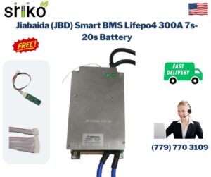 Jiabaida (JBD) Smart BMS Lifepo4 300A 7s-20s Battery Protection Module with Bluetooth Dongle BMS