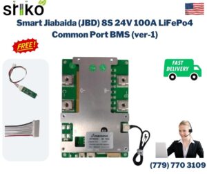 Smart Jiabaida (JBD) 8S 24V 100A LiFePo4 Common Port Battery protection module(ver-1)