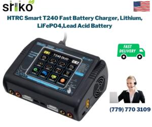 HTRC Smart T240 Fast Battery Charger, Lithium, LiFePo4,Lead Acid Battery