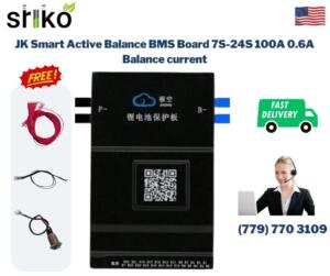 JK Smart Active Balance BMS Board 7S-24S 100A 0.6A Balance current