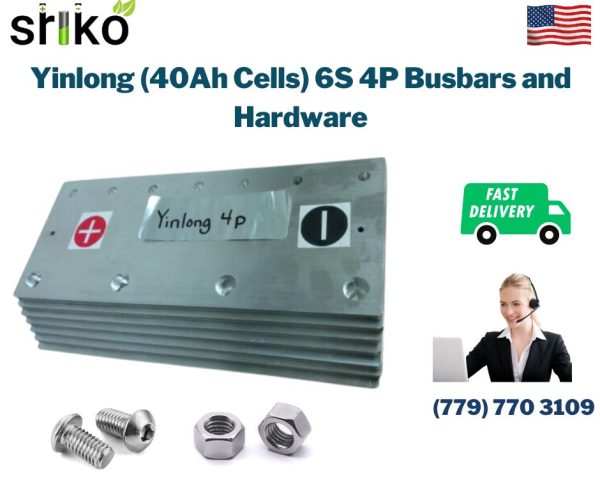 Yinlong (40Ah Cells) 6S 4P Busbars and Hardware