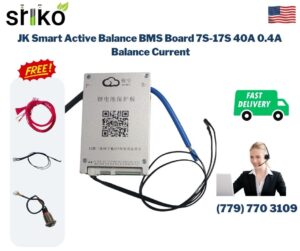 JK Smart Active Balance BMS Board 7S-17S 40A 0.4A Balance Current