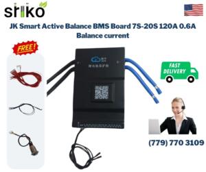 JK Smart Active Balance BMS Board 7S-20S 120A 0.6A Balance current
