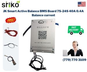 JK Smart Active Balance BMS Board 7S-24S 40A 0.4A Balance current