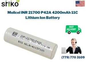 Molicel INR 21700 P42A 4200mAh 11C Lithium Ion Battery