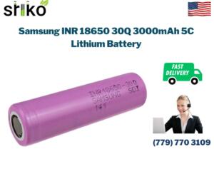 Samsung INR 18650 30Q 3000mAh 5C Lithium Battery
