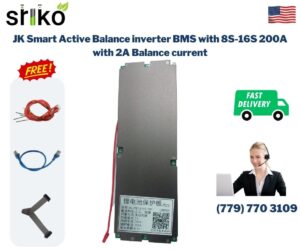 JK Smart Active Balance inverter BMS with 8S-16S 200A with 2A Balance current