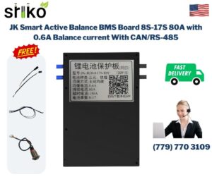 JK Smart Active Balance BMS Board 8S-17S 80A with 0.6A Balance current With CAN/RS485