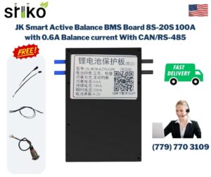 JK Smart Active Balance BMS Board 8S-20S 100A with 0.6A Balance current With CAN/RS485