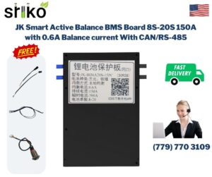 JK Smart Active Balance BMS Board 8S-20S 150A With 0.6A Balance current With CAN/RS485