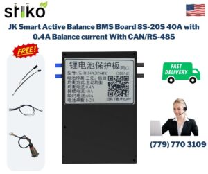 JK Smart Active Balance BMS Board 8S-20S 40A with 0.4A Balance current With CAN/RS485