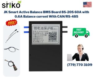 JK Smart Active Balance BMS Board 8S-20S 60A with 0.6A Balance current With CAN/RS485