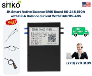 JK Smart Active Balance BMS Board 8S-24S 150A With 0.6A Balance current With CAN/RS485