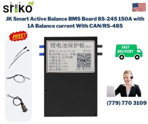 JK Smart Active Balance BMS Board 8S-24S 150A With 1A Balance current With CAN/RS485