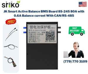 JK Smart Active Balance BMS Board 8S-24S 80A with 0.6A Balance current With CAN/RS485