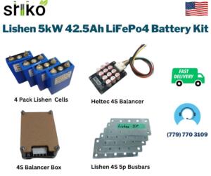 Lishen 5kW 42.5Ah LiFePo4 Battery Kit