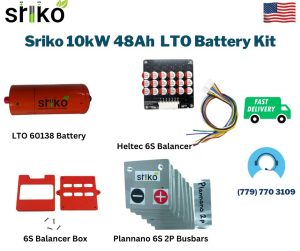 Sriko 10 kW 48Ah LTO Battery Kit