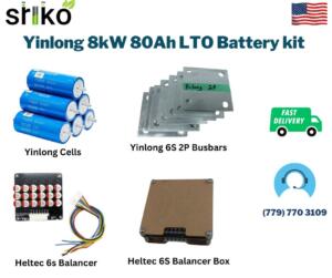 Yinlong 8kW 80Ah LTO Battery kit