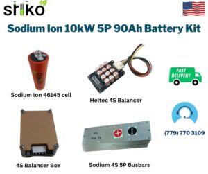 Sodium Ion 10kW 5P 90Ah Battery Kit