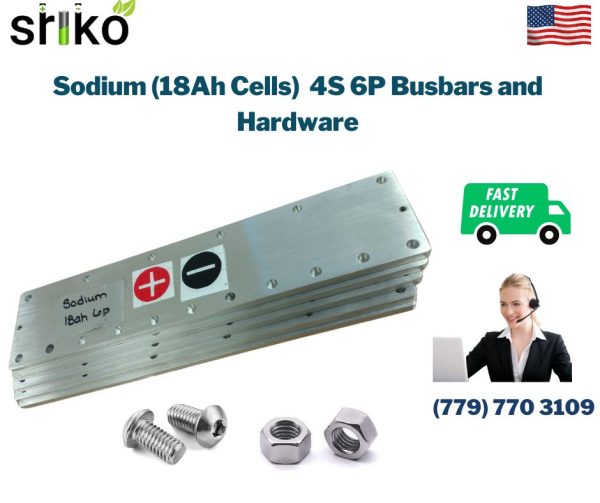 Sodium (18Ah Cells) 4S 6P Busbars and Hardware