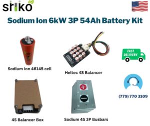 Sodium Ion 6kW 3P 54Ah Battery Kit