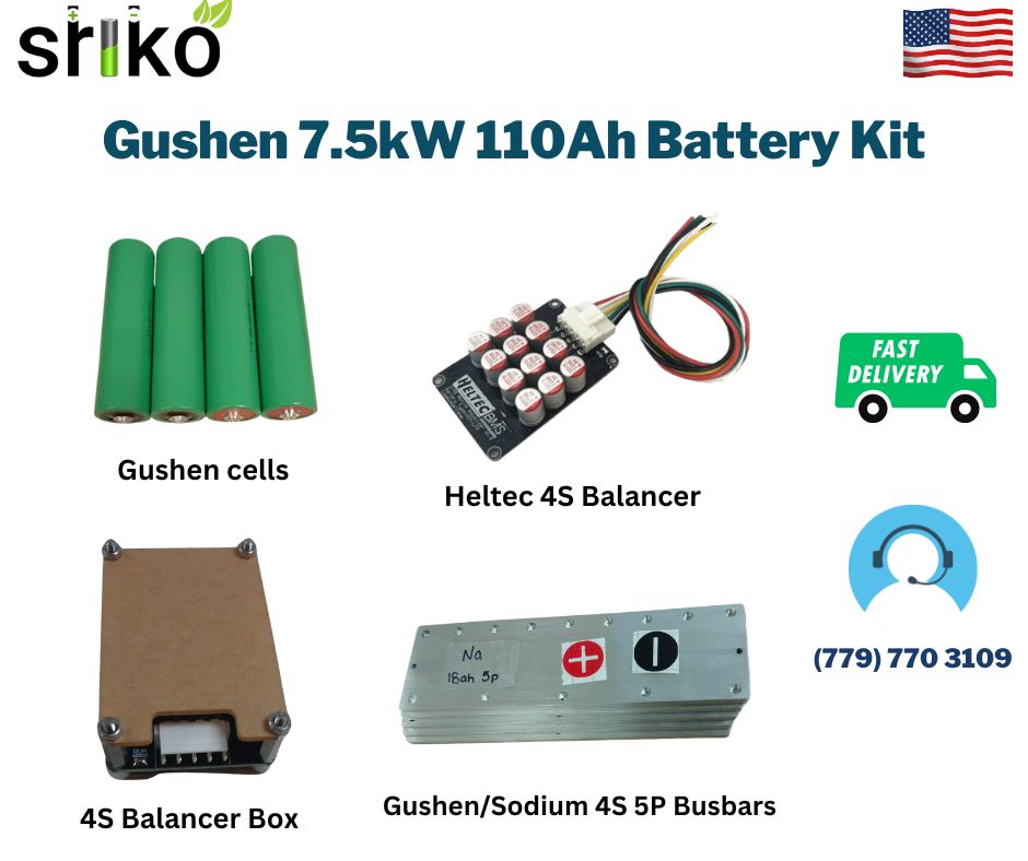 Gushen 7.5kW Battery Kit 110Ah