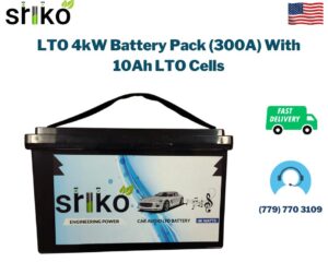 LTO 4kW Battery Pack (300A) With 10Ah LTO Cells