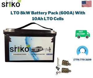 LTO 8kW Battery Pack (600A) With 10Ah LTO Cells