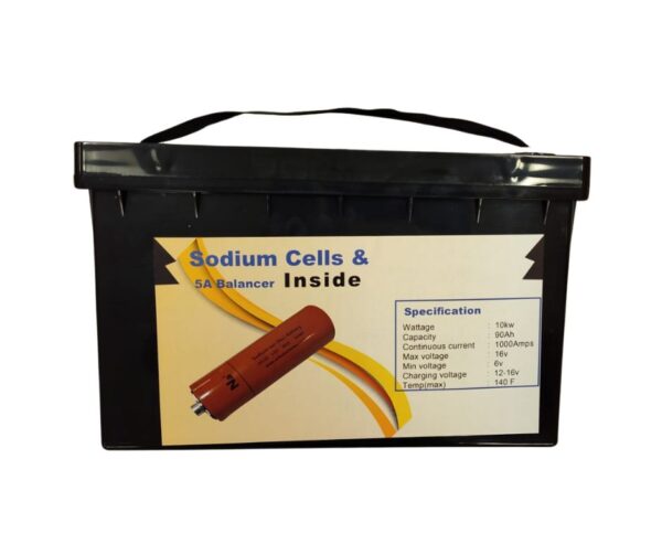Sodium 10kW Battery Pack (with 18Ah Sodium Cells)