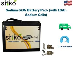 Sodium 6kW Battery Pack (with 18Ah Sodium Cells)