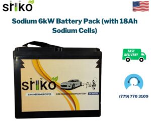 Sodium 6kW Battery Pack (with 18Ah Sodium Cells)