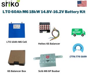 LTO 60Ah M6 18kW 14.8V-16.2V Battery Kit